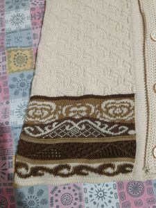 Patterned Knit Cardigan