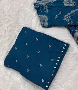 Aliya cut cotton kurti set