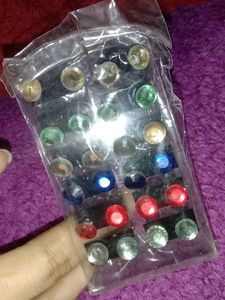 Colorful Earring Stud Set