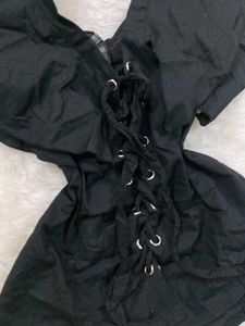 Goth Vampire Corset Blouse