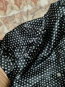 Polka Dots Satin Shirt