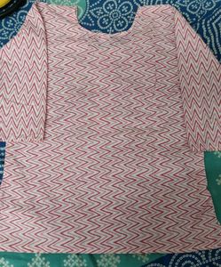 Pink Printed Kurta