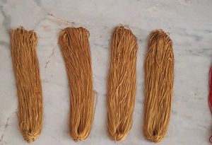 Set of 2 Colorful Silk Macrame Craft Bundle