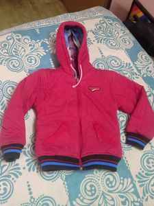 Reversible Hooded Jacket For Boys N Girls