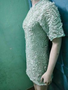 Textured Green Bodycon