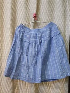 Striped Cotton AND skirt