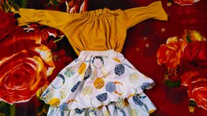 Yellow Blouse with Buttons