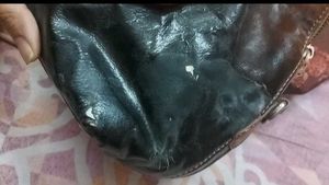 Authentic Prada Handbag With Some Scuff &amp; Crack