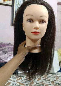 Real Hair Dummy For Hairstyle Practice
