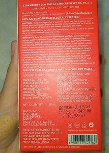 Dot And Key Strawberry Dew TINTED Sunscreen