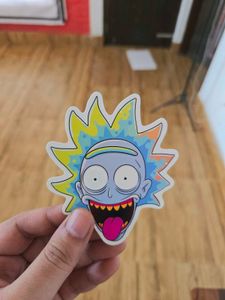Rick Sanchez (Rick And Morty) Two Stickers