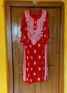 Chikankari Kurta With Inner ❤️