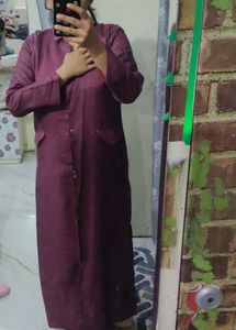 Elegant Maroon Ethnic Gown