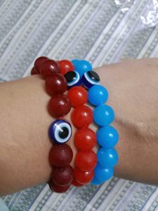 Pearl Necklace With Earrings And Bracelet Set