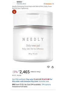 Needly Daily Toner Pads