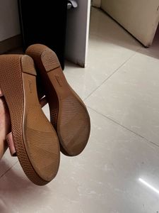 Bata Pink Wedge Heels