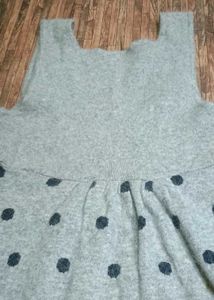 Polka Dot Pinafore Dress