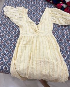 Elegant Yellow Vacation Maxi Dress