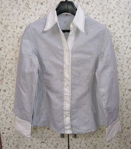 Givo Self Design Embroided Office Shirt