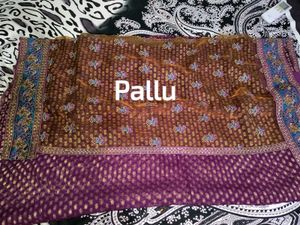 Purple Embellished Dupatta