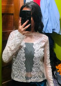 Lace Long Sleeve Top