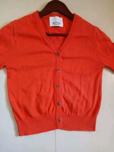 Orange Red Korean Brand Sweater