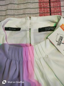 White High Neck Blouse