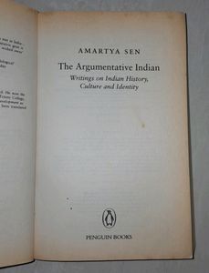 the argumentative indian by amartya sen