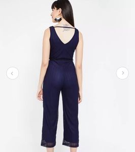 GINGER BY LIFESTYLE NAVY BLUE JUMPSUIT