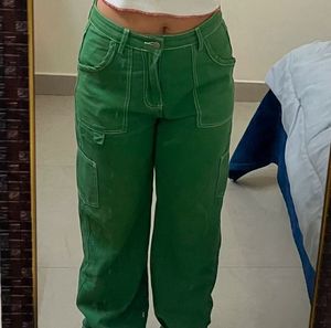 Green Cargo Pants (Urbanic)