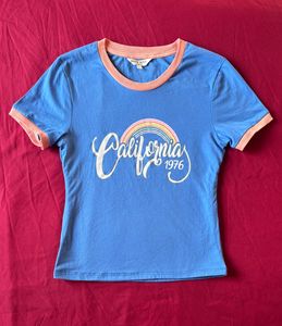 Blue Graphic T-shirt
