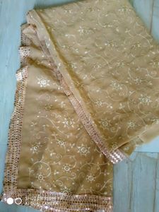 Full Embroidery Saree