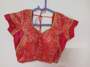 Traditional Zari Weaved Blouse