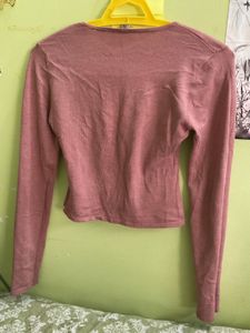 Cute Pink Long Sleeve Top