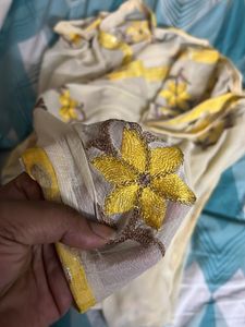 Yellow Floral Print Kurti