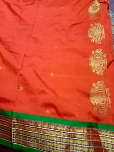 gold  Banarasi Saree