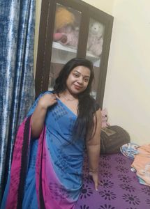 Blue &amp; Pink Saree