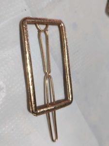 Mixed Metal Hair Clip Set