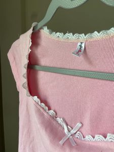 Square Neck Lace Top