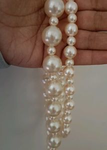 Huge Pearl Strand Necklace