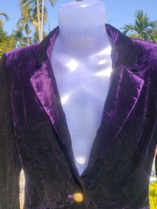 Velvet Purple Blazer