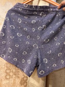 Cute Print Lounge Shorts, Waist-34