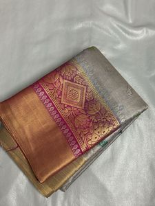 Pink Silk Saree