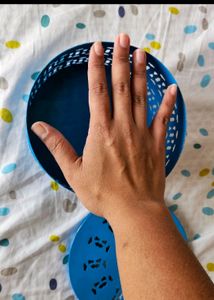 Tin Box And Blue Metal Dabba