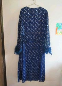 SAVANA Blue Embellished Dress