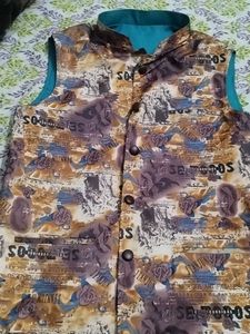 Mens waist coat double sided wear