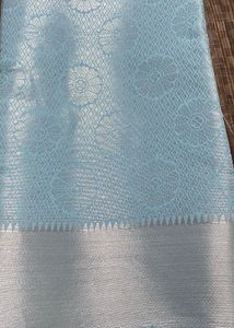Elegant Blue zari Saree( Limited Priod Availale))