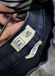 DNMX Skinny Fit Black Jeans