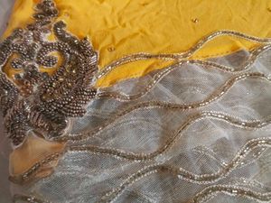 Elegant Yellow Saree