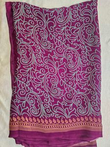 Elegant Purple Saree